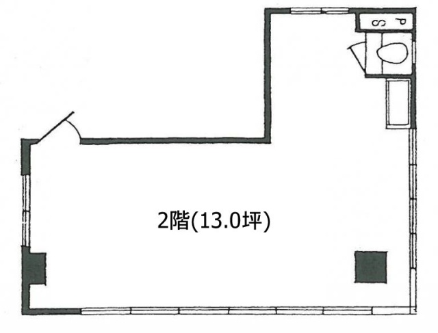 中村ビル2F 間取り図