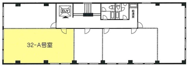喜助お茶の水ビル32A 間取り図
