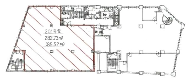 第1電波ビル201 間取り図