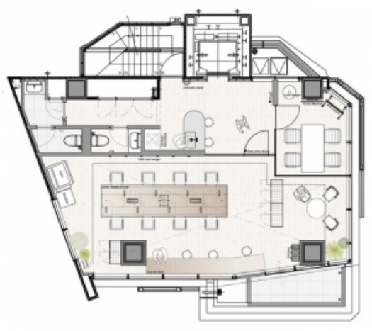 +SHIFT NOGIZAKA6F 間取り図