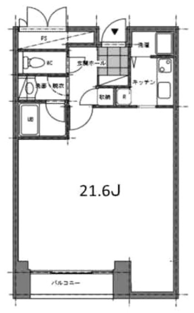 イースト六本木ビル704 間取り図