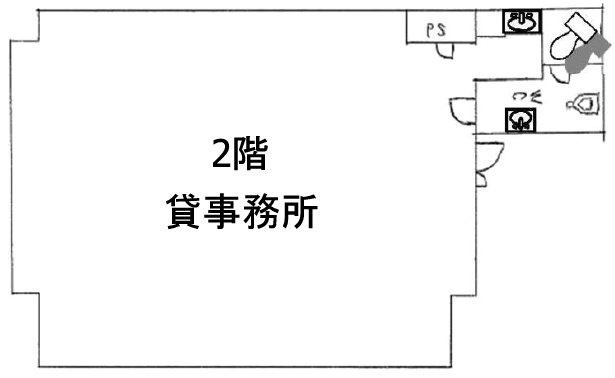 文化社ビル2F 間取り図