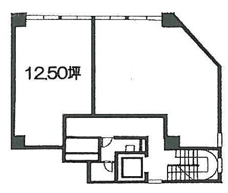 銀座三田ビル6F 間取り図