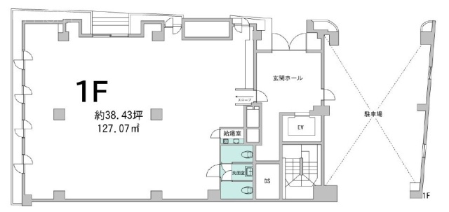 内山ビル1F 間取り図