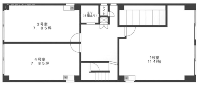 甲東ビル201 間取り図