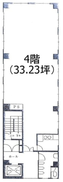 鶯泉楼駅前(オウセンロウエキマエ)ビル4F 間取り図