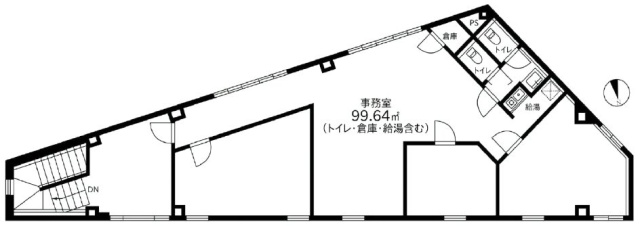 クリスタルスクエア南青山ビル3F 間取り図