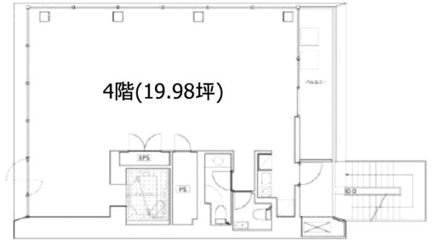 ESQ広尾(エスク広尾)4F 間取り図