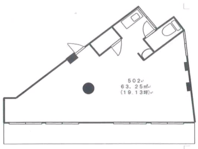 高山ビル502 間取り図