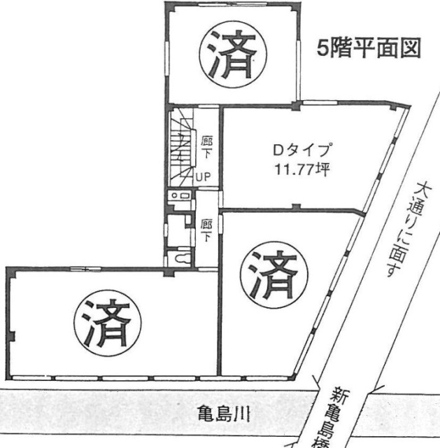 八重洲優和ビルD 間取り図