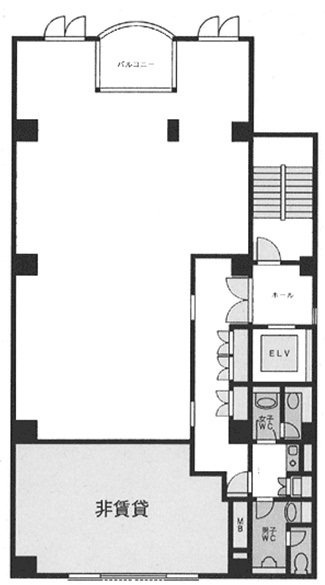 シーダ芝浦6F 間取り図
