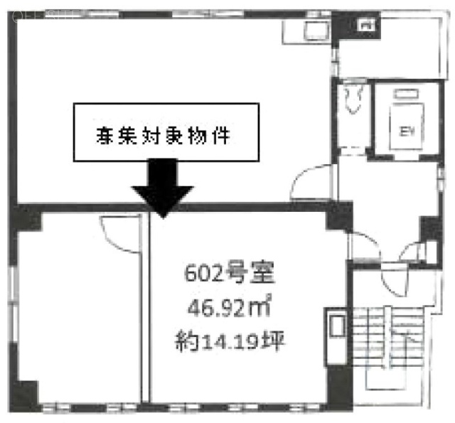 篠宮ビル602 間取り図