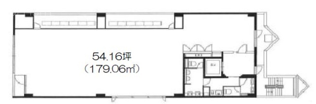 シエルブルー木場ビル7F 間取り図