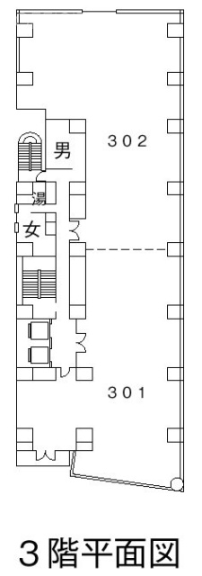 共同ビル室町1丁目302 間取り図