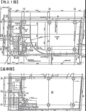 有楽町金田ビル1F～8F 間取り図