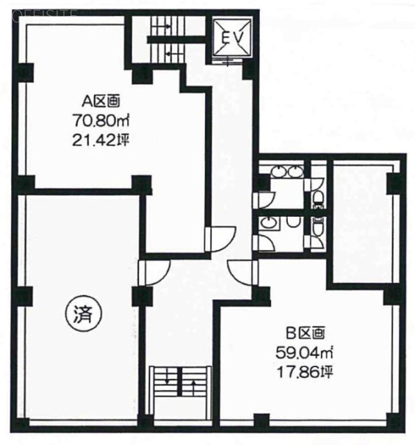 園田ビルB 間取り図