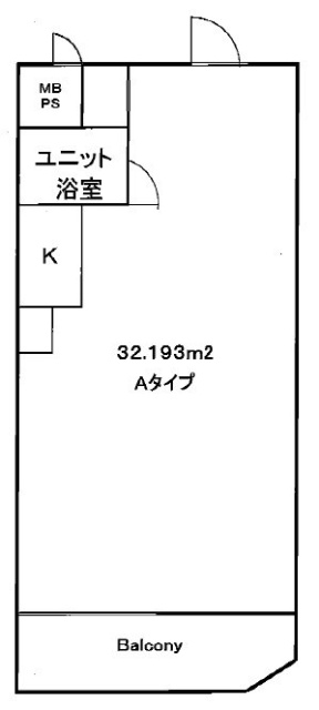 オーク・ヴィレッジ401 間取り図