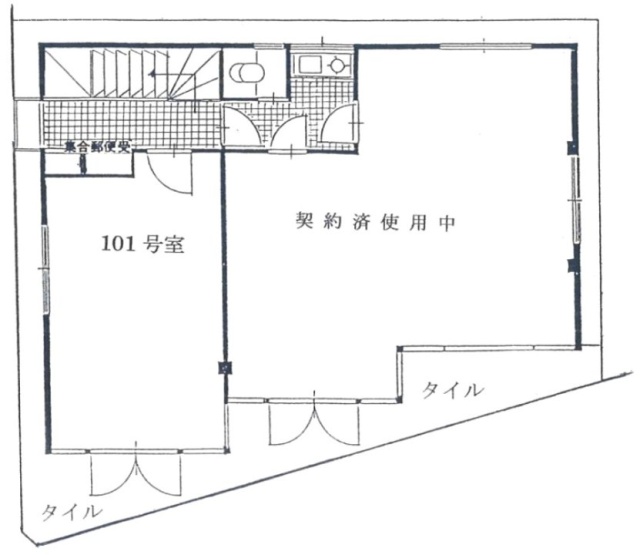 サカイビル101 間取り図