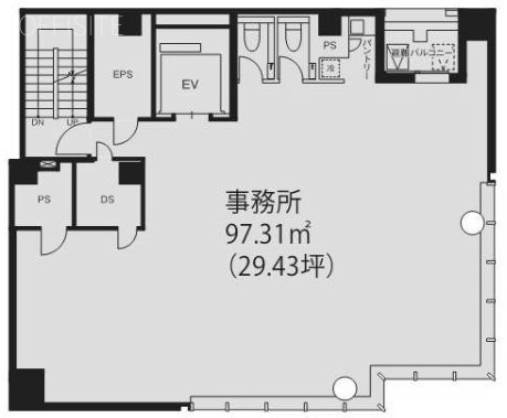 東京建物八重洲仲通りビル9F 間取り図