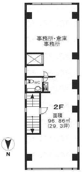 ツノダビル2F 間取り図