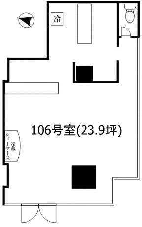 ジェイタワー西大井 イーストタワー106 間取り図