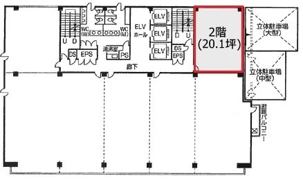 川崎砂子ビル2F 間取り図