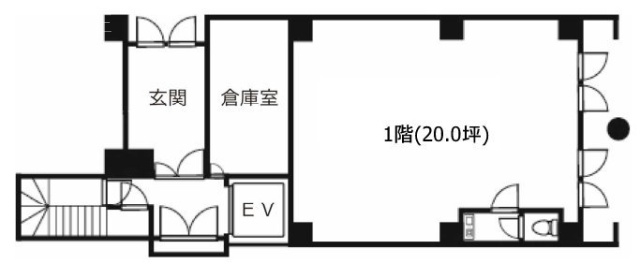 HARIMAYAビル1F 間取り図