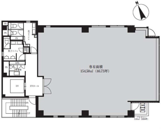 VORT虎ノ門Ⅱ10F 間取り図