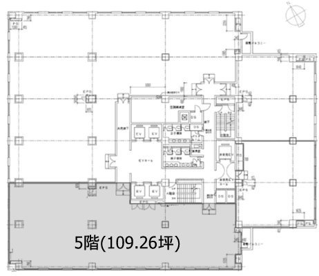 日本生命五反田ビル5F 間取り図