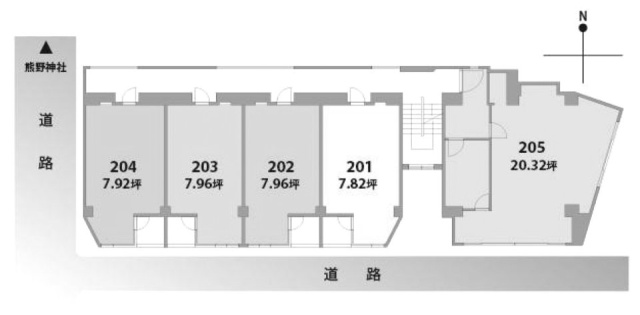 ローザビアンカ204 間取り図
