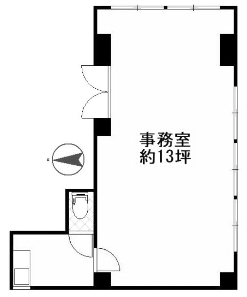 エステ北上野101 間取り図