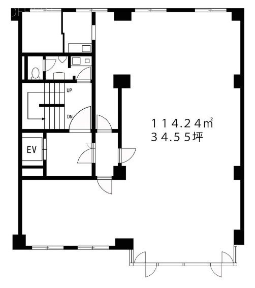 宮島ビル2F 間取り図