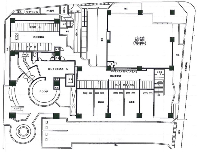 シーアイマンション京王稲城ステーション・スクエア1F 間取り図