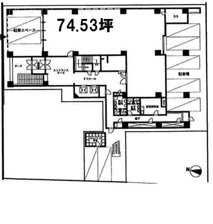 COI日本橋本町ビル1F 間取り図