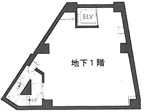 グランデフォレスタ原宿ビルB1F 間取り図