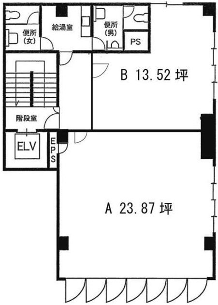 ニュー三栄ビルA 間取り図