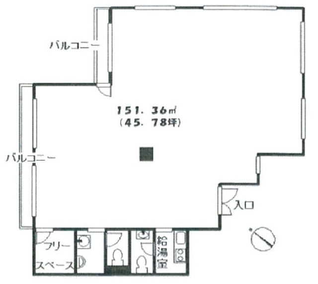 幡ヶ谷TSビル301 間取り図