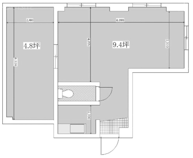 OKビル2F 間取り図