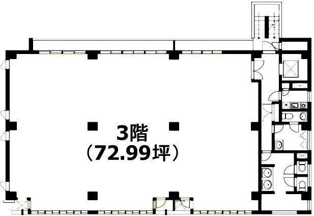 アクティブ代々木3F 間取り図