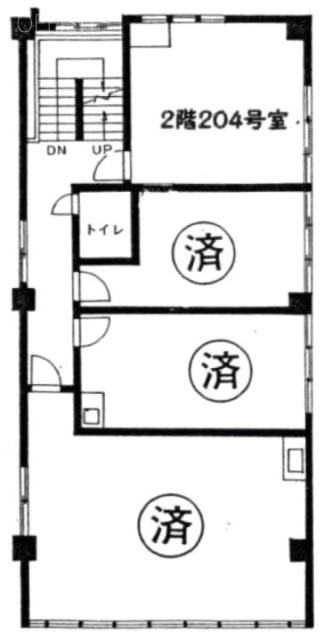 東銀座ビル204 間取り図