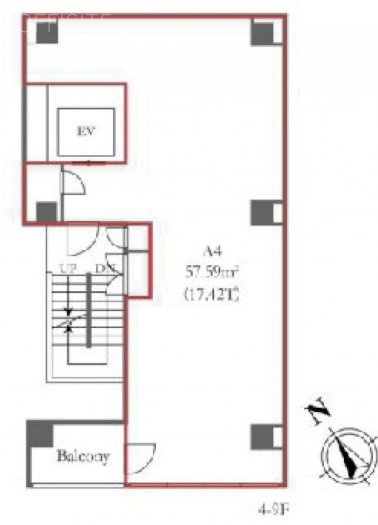 パークウェイテラス4F 間取り図