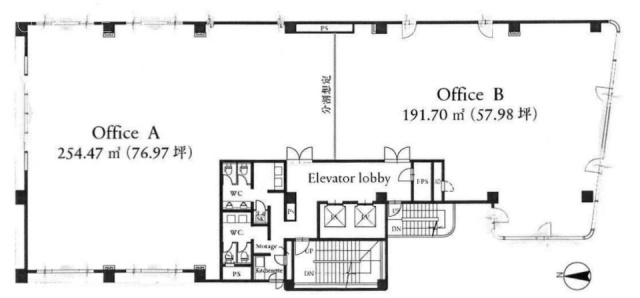 一番町SQUAREB 間取り図