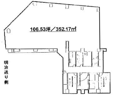 渋谷協和ビル11F 間取り図