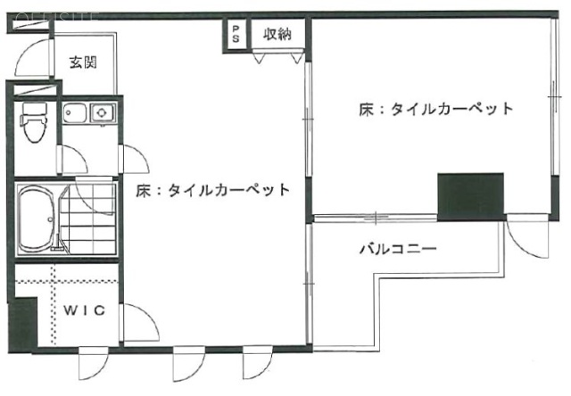 ランドコム恵比寿代官山ビル202 間取り図