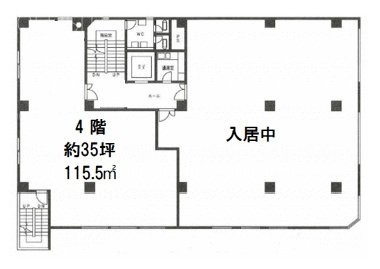 第2プレシーザビル403 間取り図