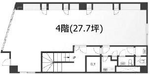 スリーエフビル4F 間取り図