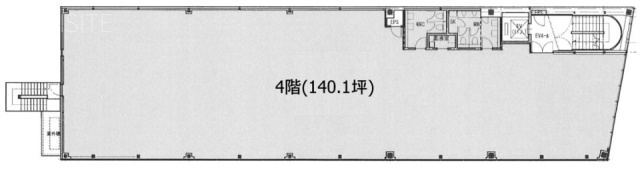 シンコールビル4F 間取り図