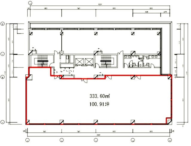 大樹生命三鷹ビル5F 間取り図