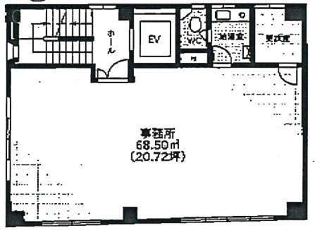 岡田ビル3F 間取り図