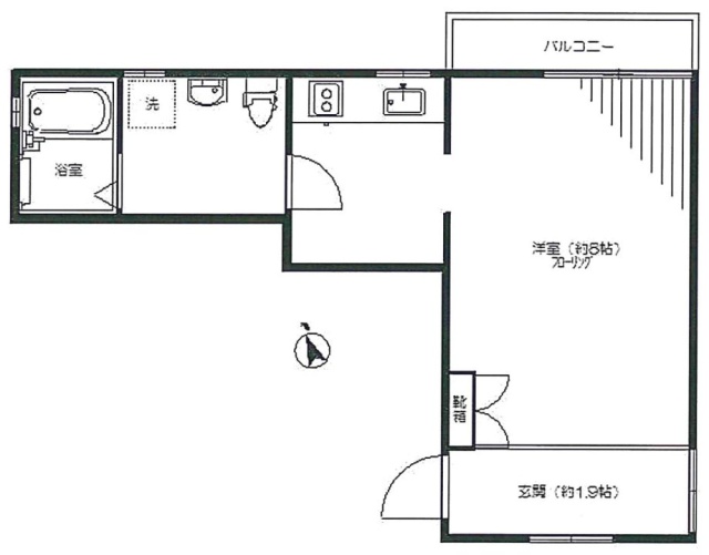 キュアコート神宮前302 間取り図